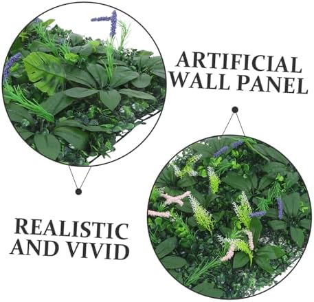 Ciieeo Artificial Hedge Wall Panel for Outdoor Decor