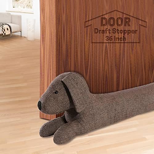 SWISSELITE 36 Inch Under Door Stopper with Animal Design