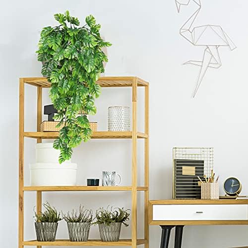 RECUTMS Artificial Hanging Plants 4Pcs Set