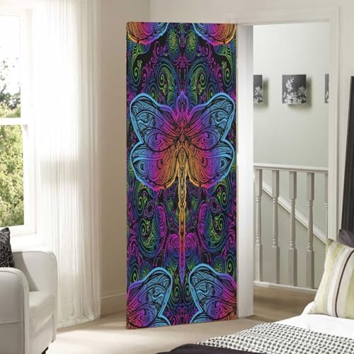Susiyo Vintage Dragonfly Halloween Door Cover