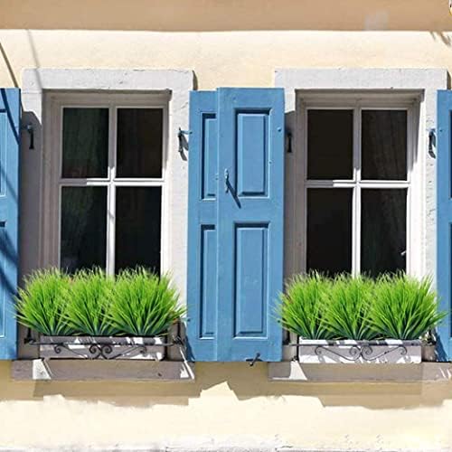 Faux Grass Artificial Plants 10PCS 16Inch for Home Decor