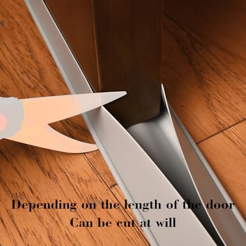Draft Stopper for Bottom of Doors - Gray 37795 Inches