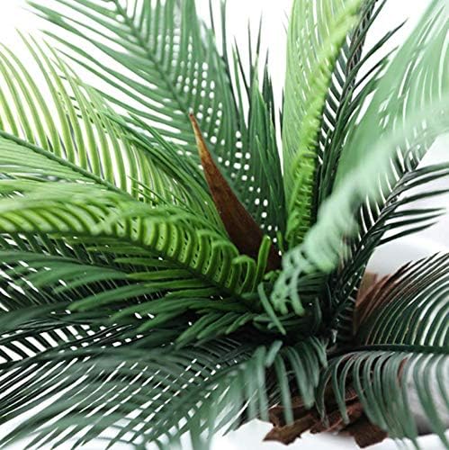 19 Inch Artificial Palm Leaf Bush for Decor