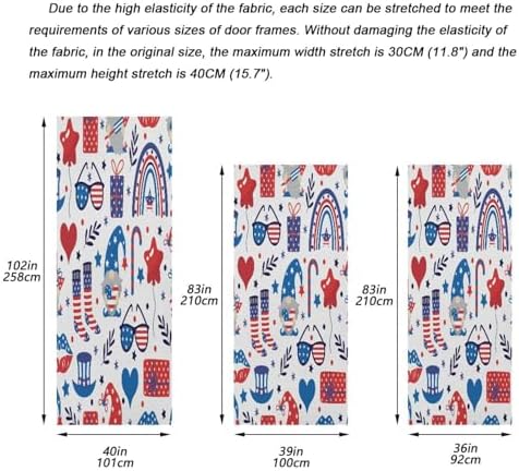 Susiyo Decorative Door Cover for Home Party Holidays 32x79 in