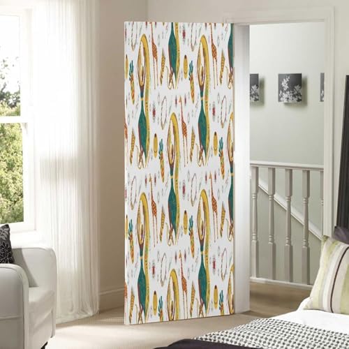 Susiyo Fangs Halloween Door Cover 32x79 In