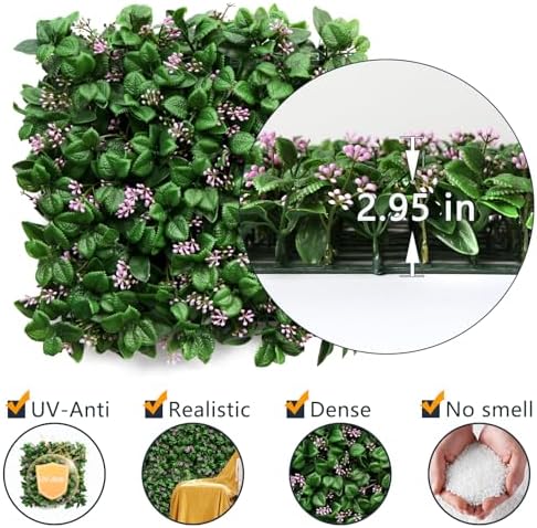 Artificial Grass Wall Panels 8pcs 10x10 Decor Backdrop
