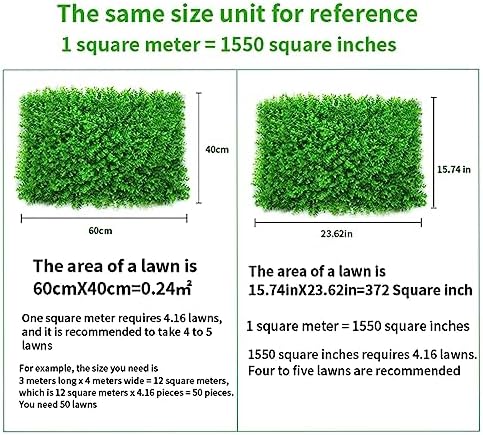 Artificial Boxwood Wall Panel for Indoor Outdoor Decor