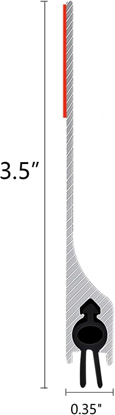 USUKUE Metal Door Draft Stopper 36 Inch Mice Guard Bottom Seal Strip