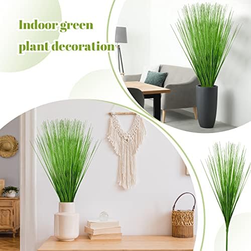 Yunlly 24 Pack 27 Artificial Grass Greenery