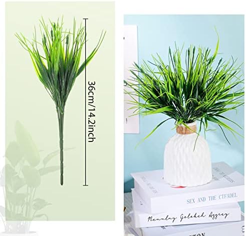 16 Pieces Artificial Plants for Indoor Outdoor Decor