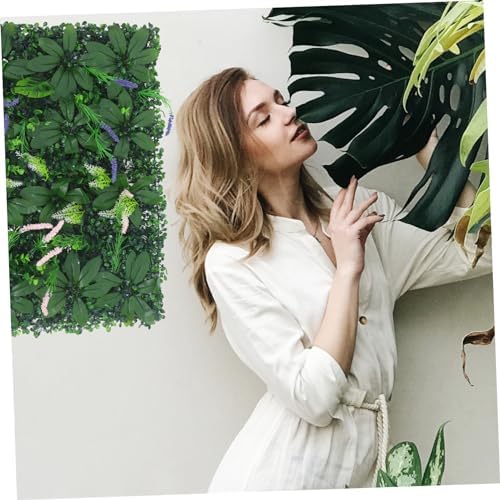Ciieeo Artificial Hedge Wall Panel for Outdoor Decor