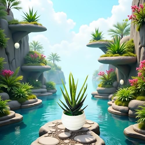 Lifelike Artificial Plant for Home Bathroom Study Living Room
