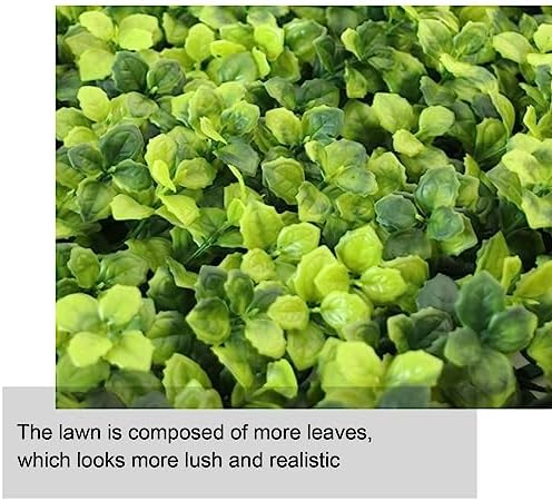 Artificial Plant Wall Panels 20x20 Blue 12pcs for Indoor Outdoor Decor