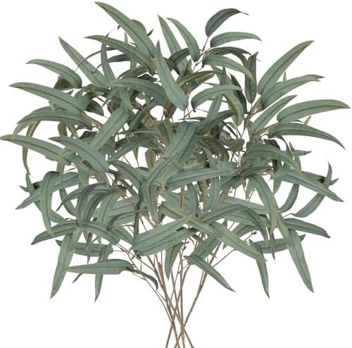 Briful Artificial Eucalyptus Branches 33 Inch Set of 6