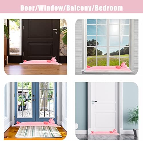 Estimber Under Door Draft Stopper Unicorn Decor 36 Inch