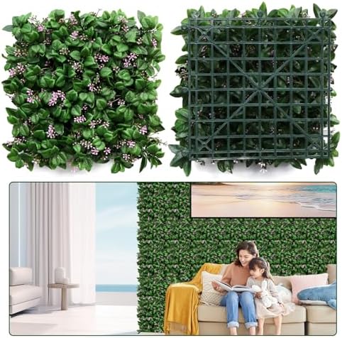 Boxwood Panels 8pcs 10x10 Artificial Grass Wall Backdrop