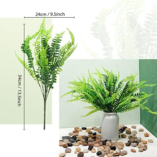 16 Pieces Artificial Plants for Indoor Outdoor Decor