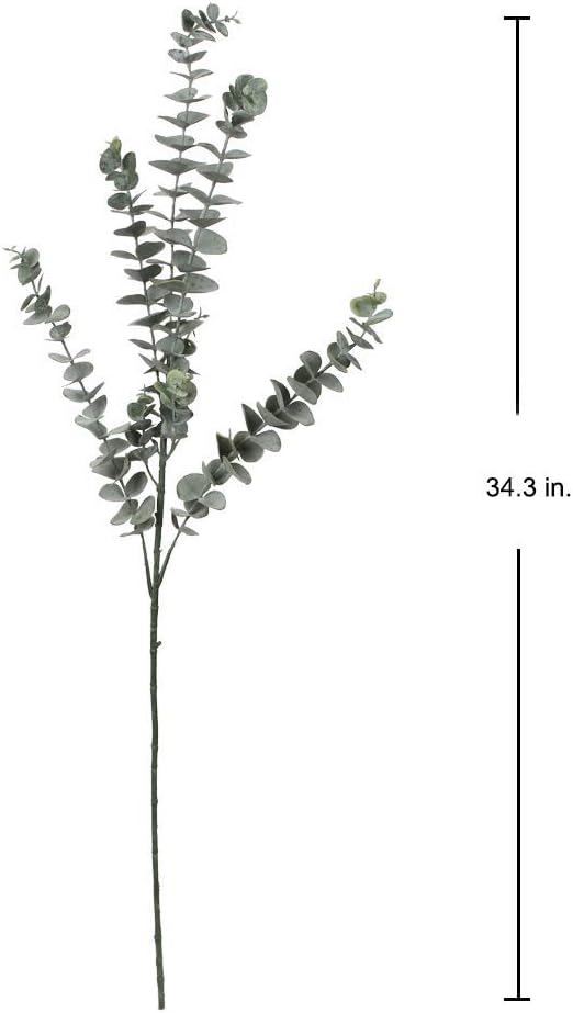 29 Inch Faux Eucalyptus Branches for Wedding Vase Decor