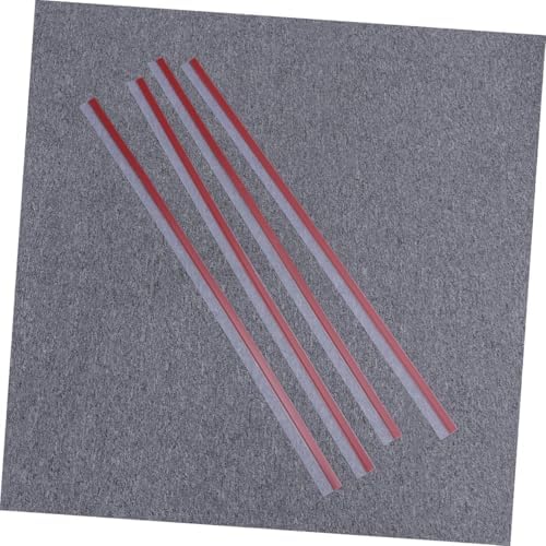 4pcs Transparent Door Draft Stopper Soundproof Under Door Seal for Noise Reduction