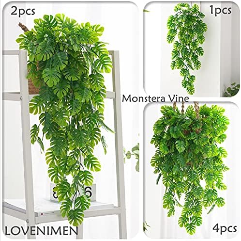 LoveniMen Artificial Hanging Plants 2 Pack