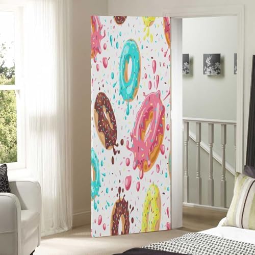 Susiyo Cute Donut Halloween Door Cover 32x79 in