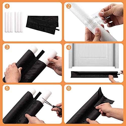 MUOVE Door Draft Stopper Adjustable Size 32 to 36 Inches