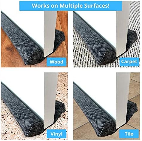 OO Living Under Door Draft Stopper Blocker 2 Inch Foam Tubes Double Sided