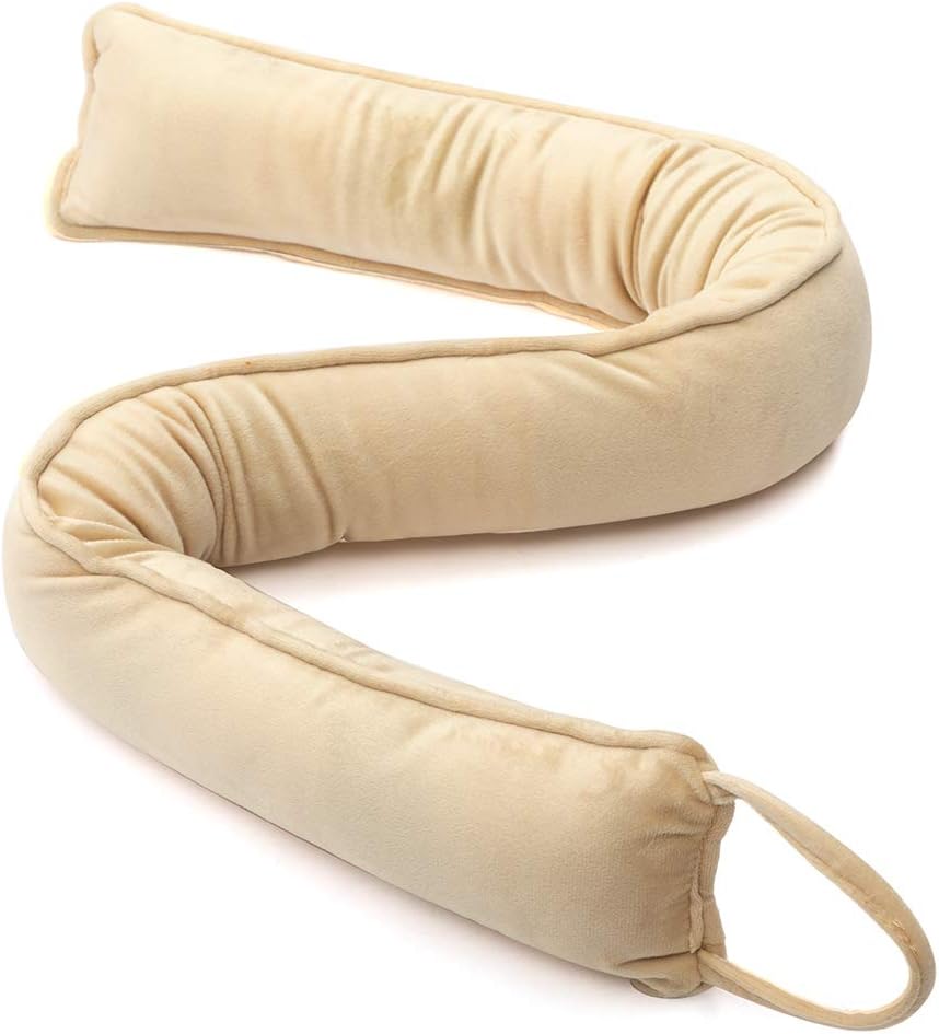 DreamQuil Under Door Draft Stopper 36 inch Cream White