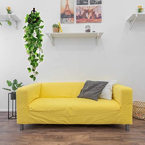 ANZOME Artificial Hanging Ivy Plants 35ft Wall Decor with Basket Included