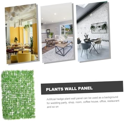 PRETYZOOM Artificial Wall Plants Decor for Home and Events