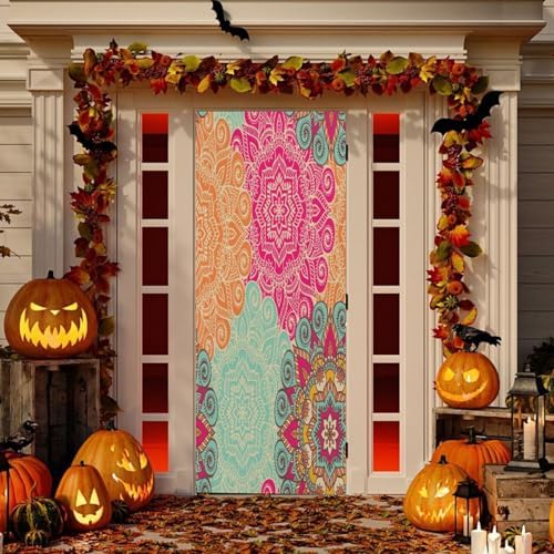 Susiyo Halloween Door Cover with Stretch Fabric 1