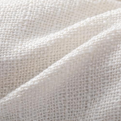 Sunolga 36 Inch Heavy Duty Door Draft Stopper Sturdy Linen Sound Proof Guard for Doors and Windows Beige