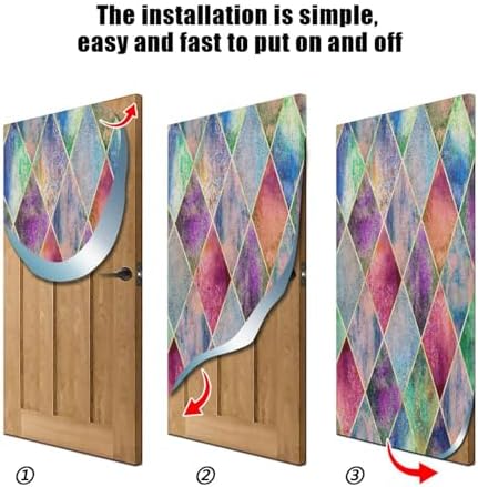 Susiyo Stripe Door Cover for Halloween Decor