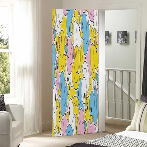 Susiyo Duck Halloween Door Cover 32x79 in