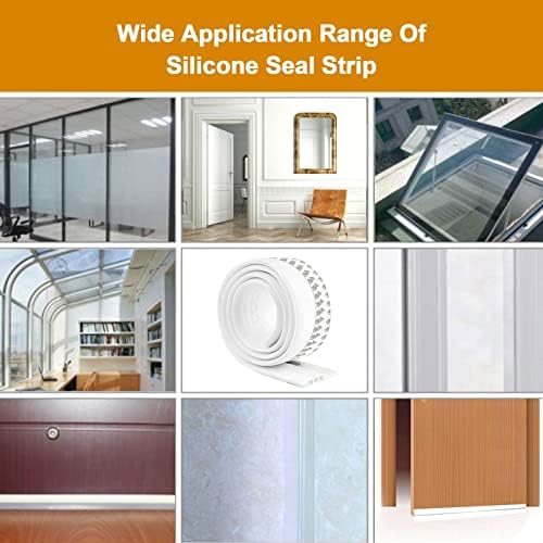 Pehoto Door Draft Stopper 39 Inch Weather Stripping