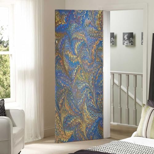 Susiyo Color Paint Halloween Door Cover 32x79 in