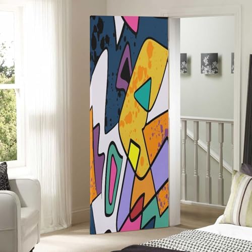 Susiyo Halloween Door Cover 32x79 in Stretch Fabric