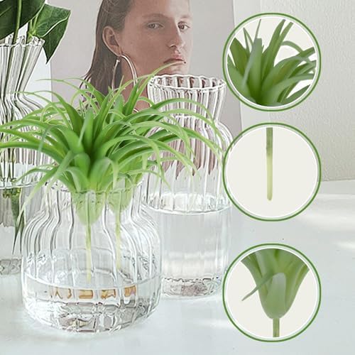 Artificial Air Plants 4Pcs Realistic Fake Succulents Low Maintenance Decor