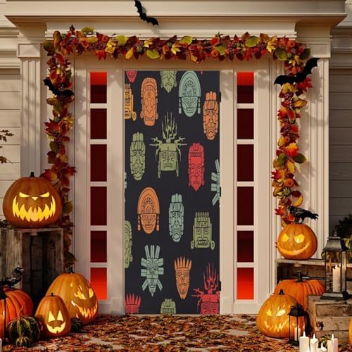 Susiyo Maya Inca Halloween Door Cover