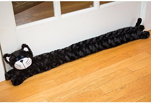 Bits and Pieces Plush Cat Door Draft Stopper