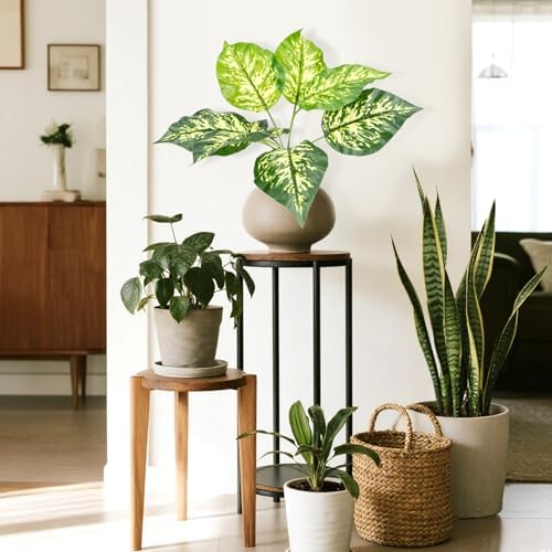 3 Pcs Artificial Plants for Outdoors and Indoors