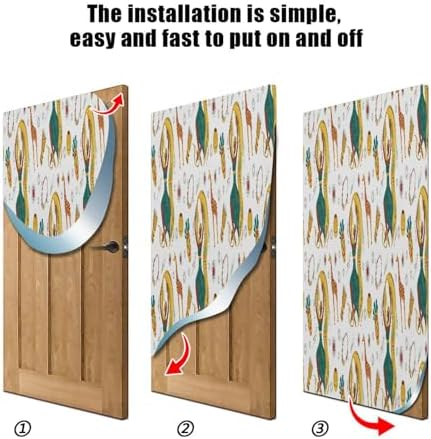 Susiyo Fangs Halloween Door Cover 32x79 In