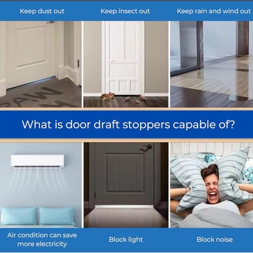 Versatile Door Draft Stopper For Bottom Of Door
