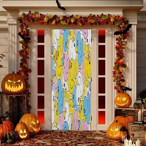 Susiyo Duck Halloween Door Cover 32x79 in