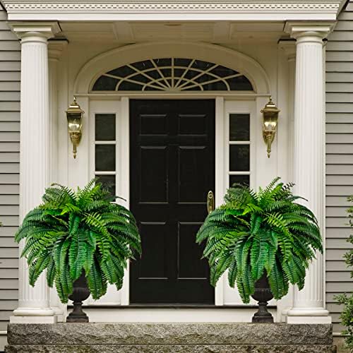 WAYNHUI 48 Inch Boston Fern Bush Artificial Plants