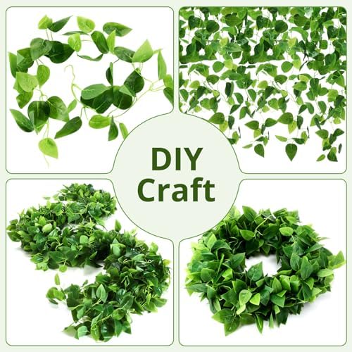 XunYee 28 Pcs Artificial Hanging Plants 36FT Fake Ivy Decor