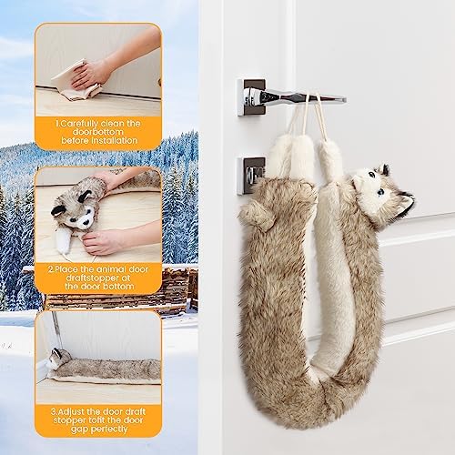 NABOWAN Adorable Dog Draft Stopper 32 Inch