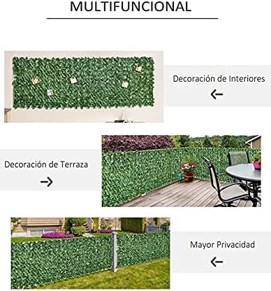 Artificial Ivy Privacy Fence Screen 15x14m