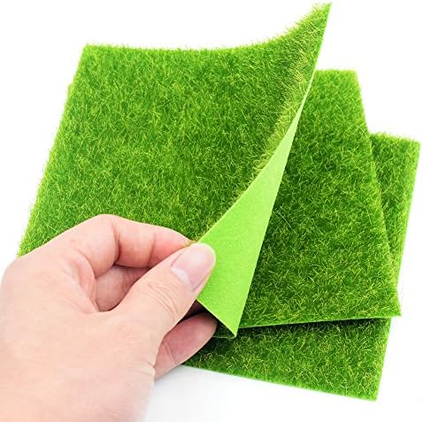 NICE PURCHASE Artificial Grass for Miniature Gardens