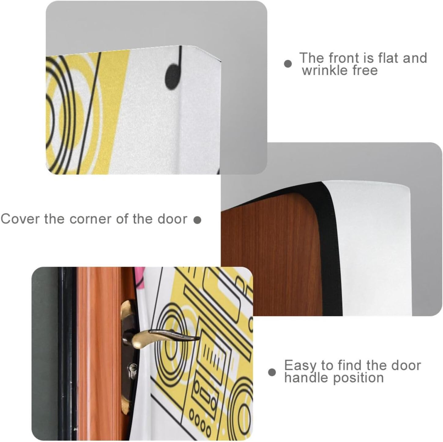 Susiyo Cartoon Radio Halloween Door Cover 32x79 In